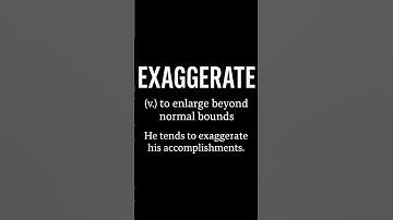 Meaning Of Exaggerate #Exaggerate#viralvideo#Vocabulary#Meaning