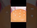 cake in the form of a burger