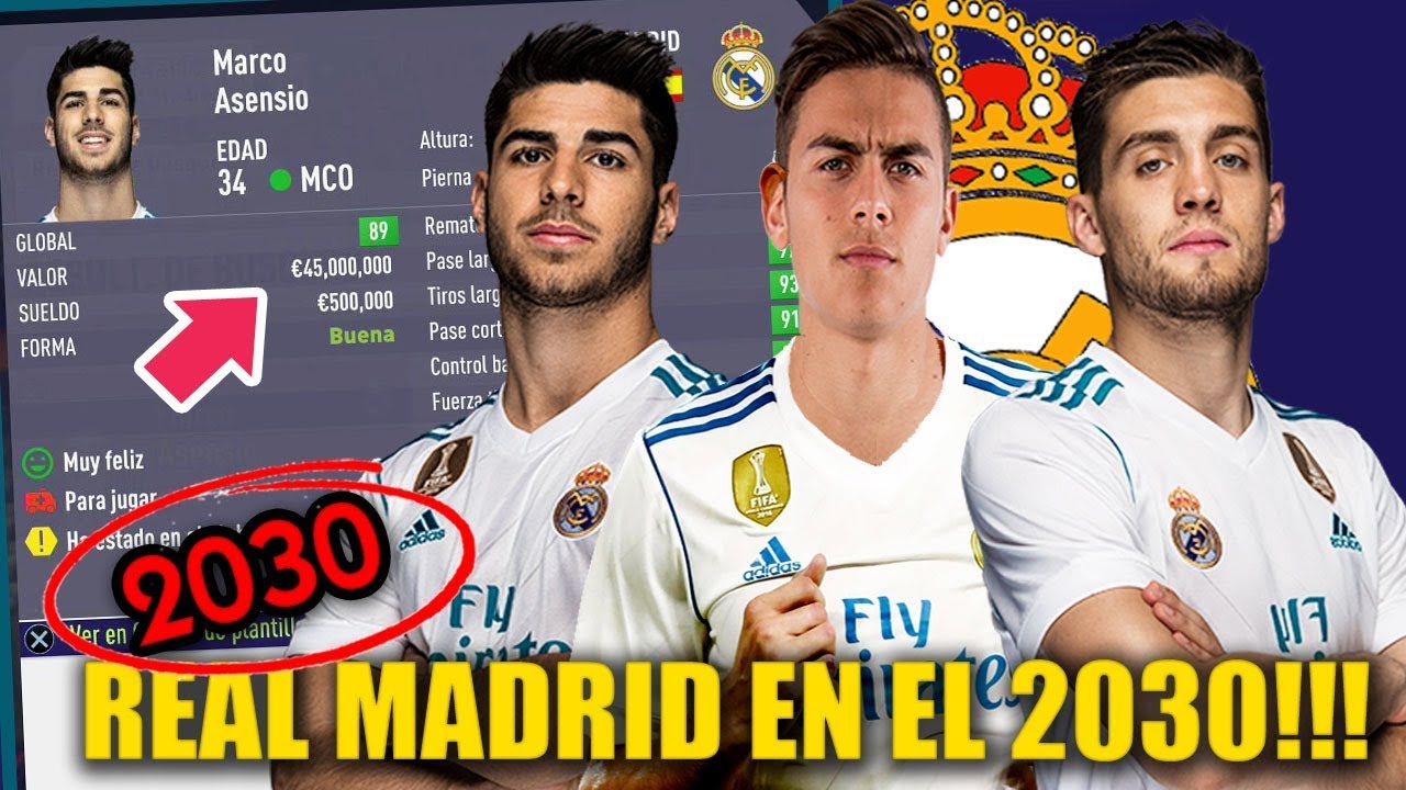 REAL MADRID EN EL 2030!!! - FIFA 18 Modo Carrera - YouTube