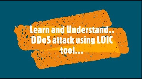 ddos Attack? how to do ddos attack on website using loic tool