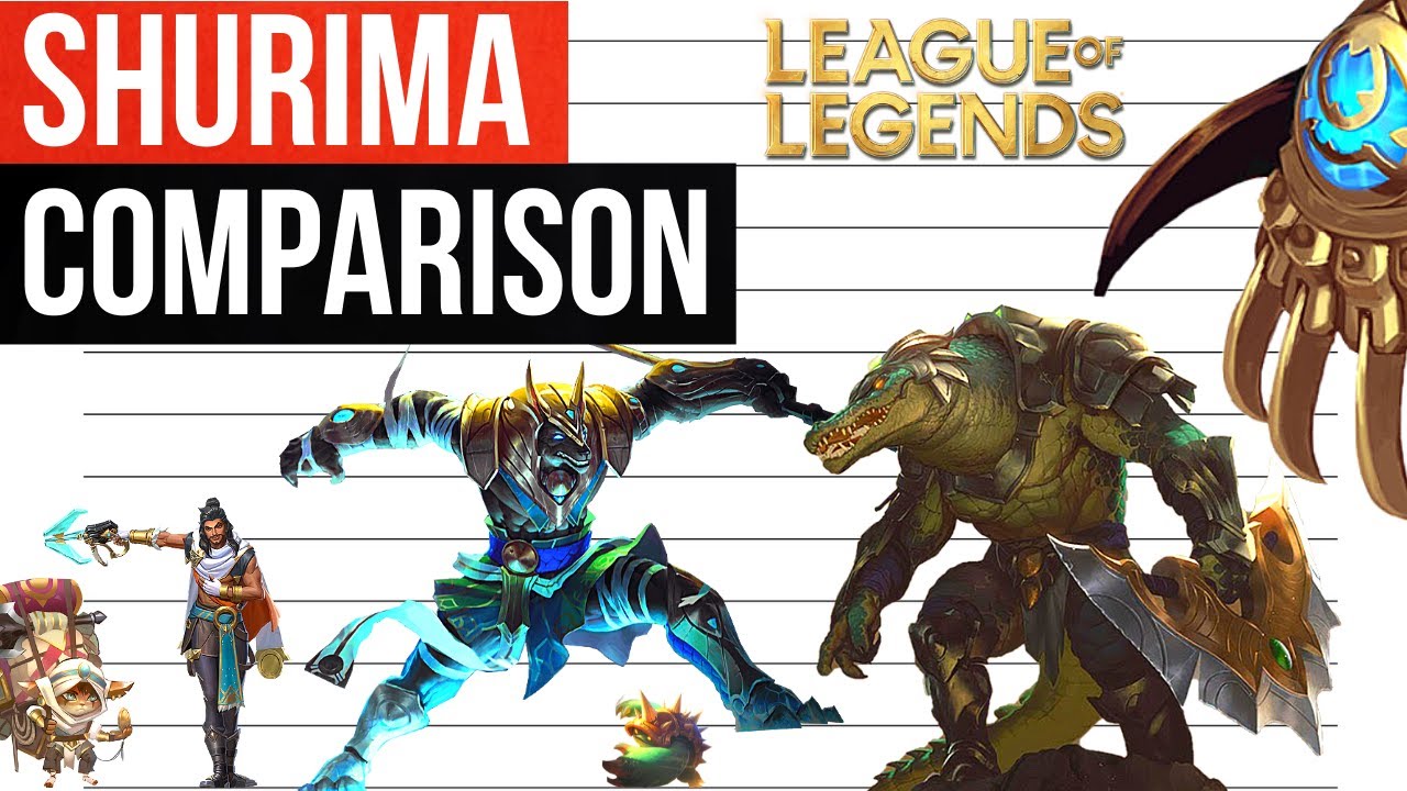 Champion Size Comparison - League of Legends 