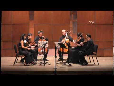 Brahms Sextet, excerpt, Kawasaki, Carroll performed on Landon's violas