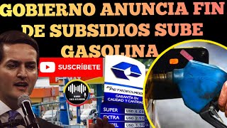 FIN DE LOS SUBSIDIOS EN ECUADOR GOBIERNO ANUNCIA SUBIDA DE LA GASOLINA EXTRA NOTICIAS RFE TV