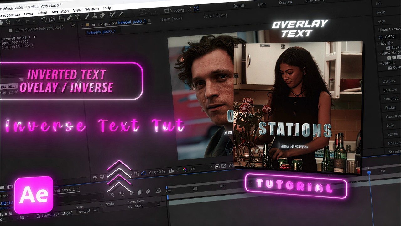 Inverse Text Inverted or Inverse Text Tutorial | Make Your Edits 10 Time Better ...