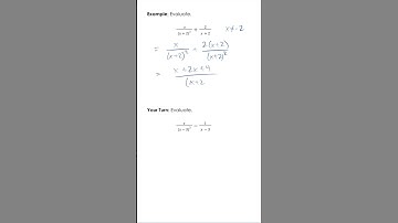 Adding Rational Expressions - MathRight Help - High School Algebra