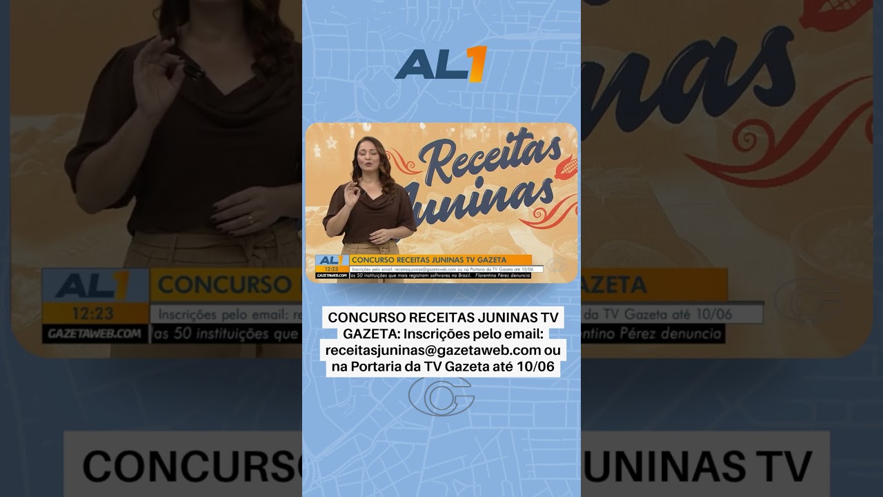 Concurso de receitas juninas na TV Gazeta