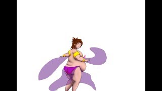 Fat Belly Dancer Animation