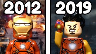 I Built Every Avengers Movie In LEGO