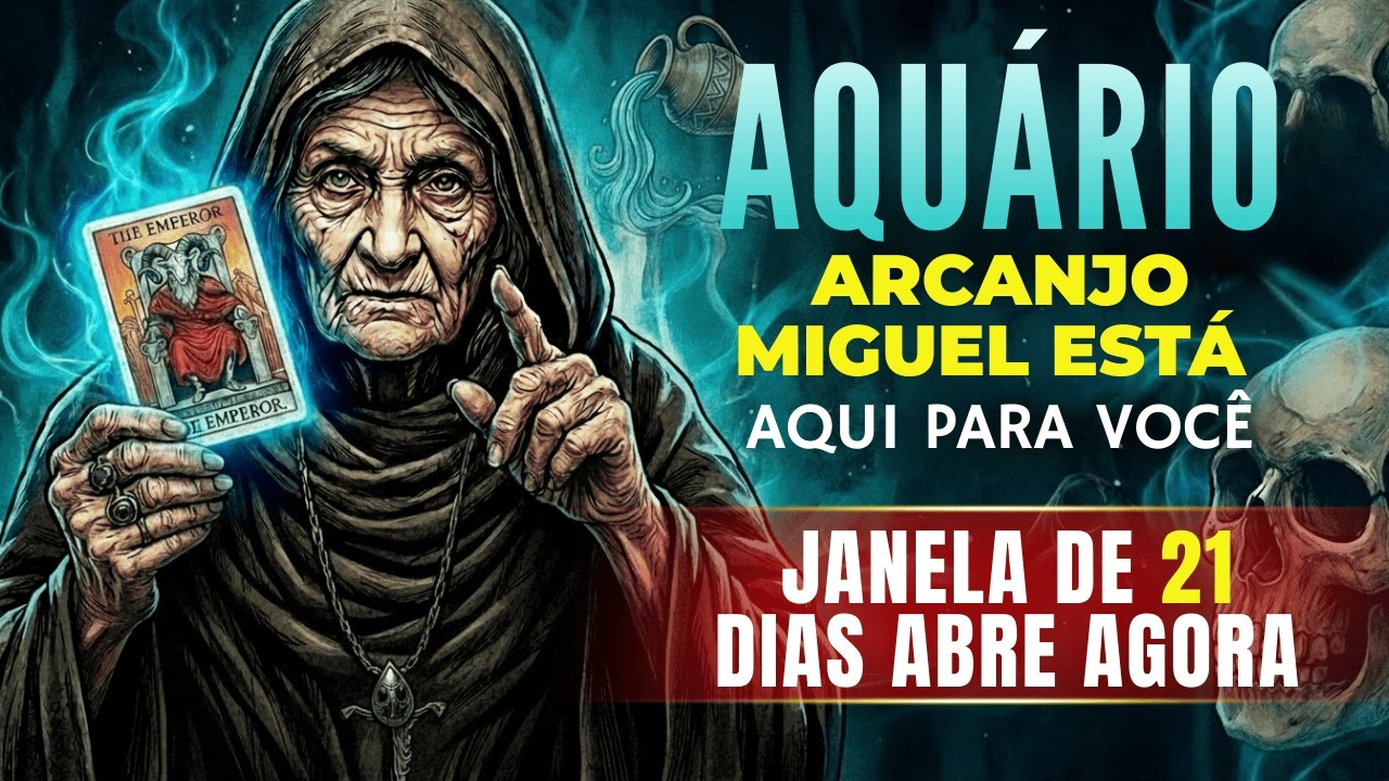 Aquário ♒ - Arcanjo Miguel Está Quebrando Suas Correntes 🔗 Hoje