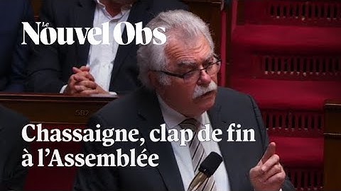 André Chassaigne applaudi par l'Assemblée nationale pour son ultime question au gouvernement