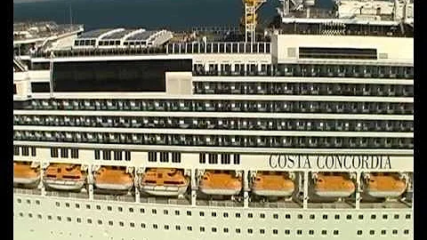 COSTA CONCORDIA - BEFORE IT SINKS.. IN BARCELONA, 2008