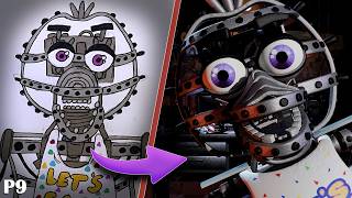 Combining FNaF Characters into One! | Animatronic Wheel Challenge!