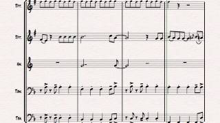 Viva la Vida - Cold Play - Brass Quintet chords