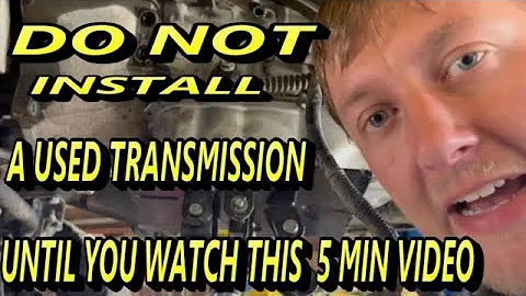 BEFORE YOU INSTALL!! That Used Transmission you need to watch this video Ford, Dodge, Chevy, Toyota