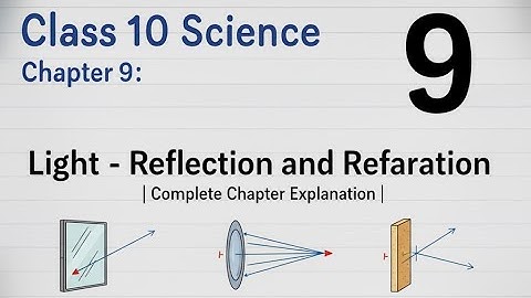 Class 10 Science Chapter 9: Light - Reflection and Refraction | Complete Chapter Explanation