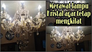 Lampu Gantung Kristal Besar. 