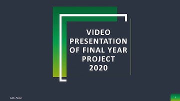 FYP VIDEO PRESENTATION