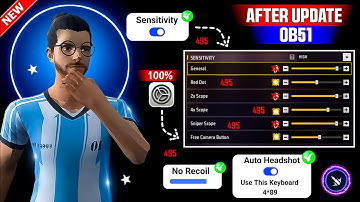 Free Fire Max Headshot Setting After Update 2025⚡Best Sensitivity Settings ⚙️| Sensitivity Setting