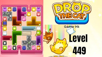 Drop The Cat Level 449 very hard level Walkthrough Solution 
