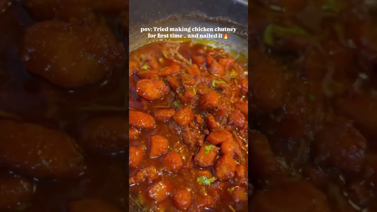 I want to eat chicken chutney 