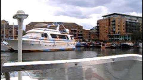 Entering Limehouse basin