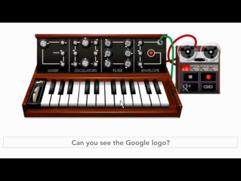 Robert Moog Google Doodle