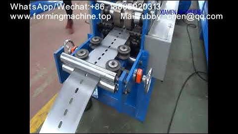 Shutter Door U Guide Rail Roll Forming Machine