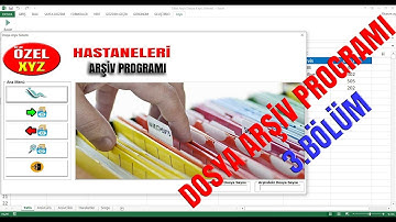 Excel Arşiv Programı 3.bölüm