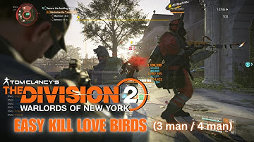 EASY KILL LOVE BIRDS | The Division 2 | PARADISE LOST | Incursion