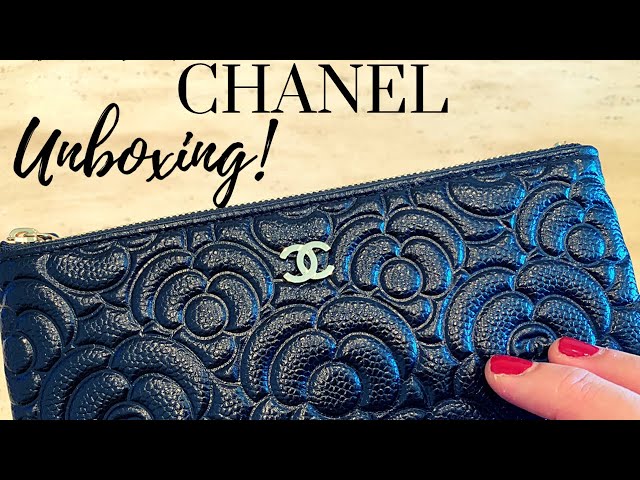 Chanel Small Camellia CC Charm Clutch With Chain