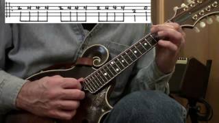 Video thumbnail of "Mandolin Lesson: "Cripple Creek" (Easy Version)"