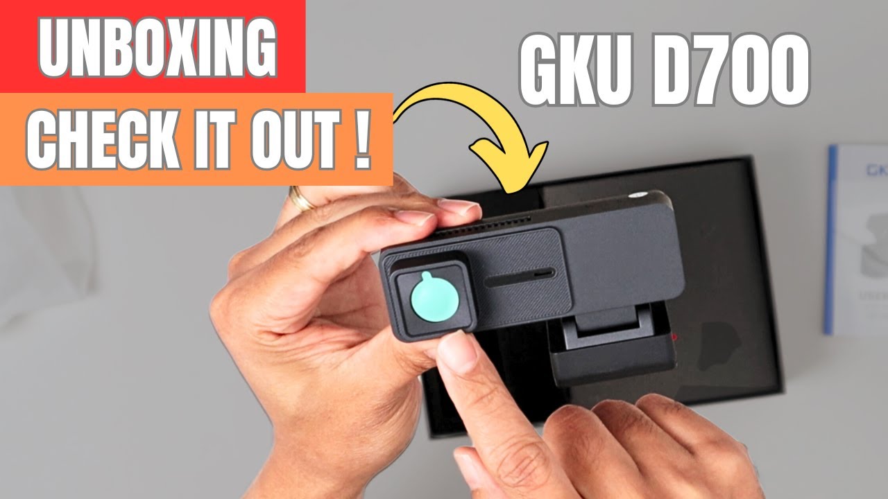 Dash Cam GKU D700 Unboxing. 4K Touchscreen and with NEW Features
