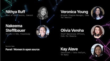 Panel: Women in open source - GitHub Universe 2019