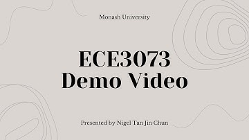 ECE3073 Demo Video of Real Time Clock Implementation Using FPGA