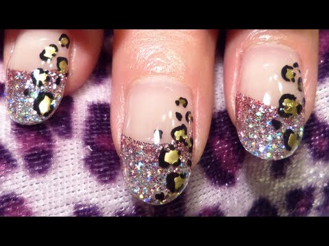 Gel Leopard Nails - YouTube