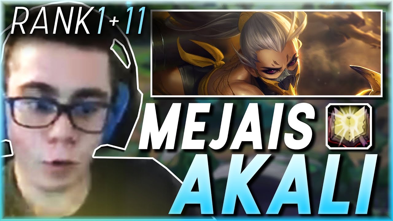 TFBlade | Mejais Stacking Akali!?! // NA Rank 1 & 11