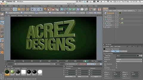 Cinema 4D r12 Sexy Intro Tutorial (PolyFX) - AcrezHD