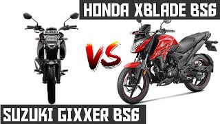 Suzuki Gixxer bs6 VS Honda xblade bs6 | 2020 | Detail Comparison | Bike Informer