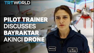 Pilot trainer discusses Türkiye’s Bayraktar Akinci drone