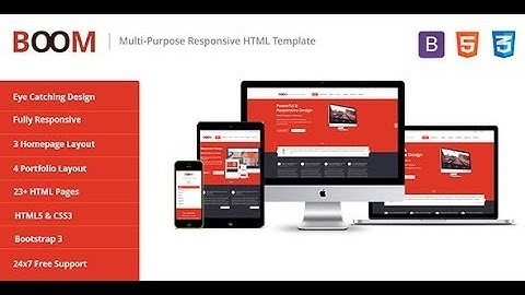 BOOM - Multipurpose Responsive HTML Template Download
