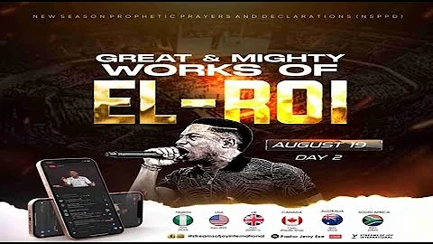 GREAT AND MIGHTY WORKS OF EL-ROI [DAY 2] || NSPPD || 19TH AUGUST 2025
