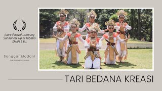 Tari Bedana Kreasi Juara 1 Festival Lampung Sundanese Up di Tubaba SMAN 5 Bandar Lampung