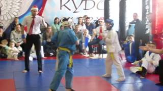 картинка: Кудо, ск Брат. Финал. Пелепей Никита (Бастион) VS Дернов Никита (Шторм).