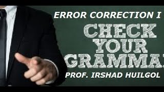 ERROR CORRECTION PART 2