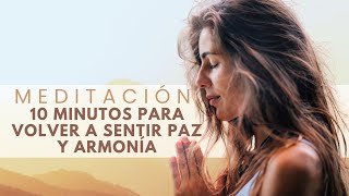 Meditación Elimina Negatividad en 10 mins ♥︎ Calma tu Mente y Apacigua tus Emociones