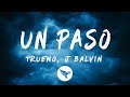 Trueno, J Balvin - UN PASO (Letra/Lyrics)