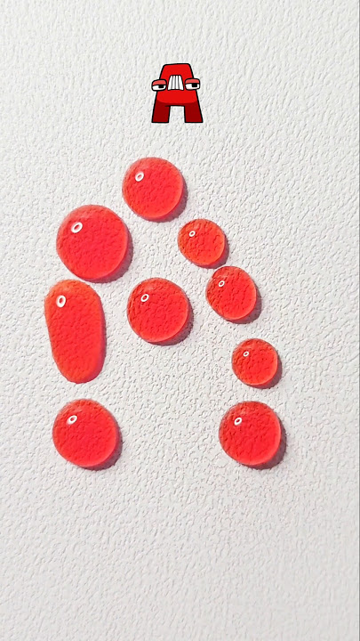 A waterdropart #alphabetlore #colormixing #brainrot