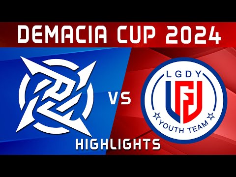 LGD.Y vs NIP Highlights | Demacia Cup 2024 | LGD Young Team vs Ninjas in Pyjamas by Onivia