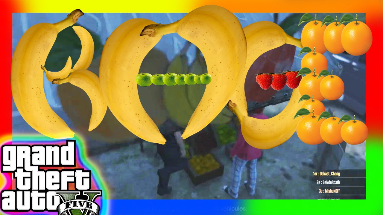 COMMENT FAIRE RAGER UN KIKOO AVEC DES FRUITS SUR GTA 5? YouTube