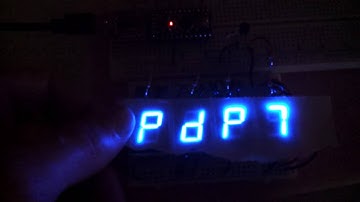 Fading 7 segment with PWM from Arduino Pro Mini
